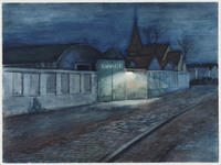 KT 1997 025
<br/>
Garage in Leiden
<br/>
<em>Eeden, Paul van (1907-1996)</em>